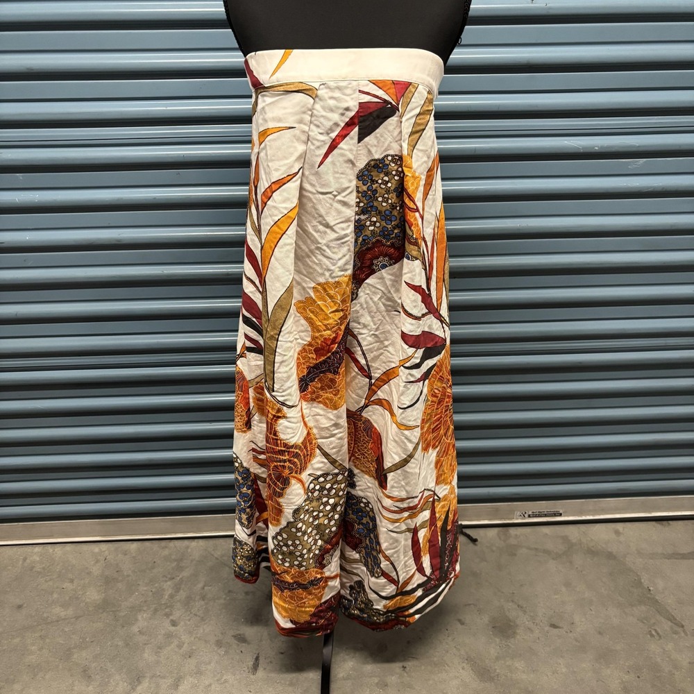 Anthropologie‎ Waistless Maxi Jumpsuit Pants Womens 2P Floral Wide Leg Boho